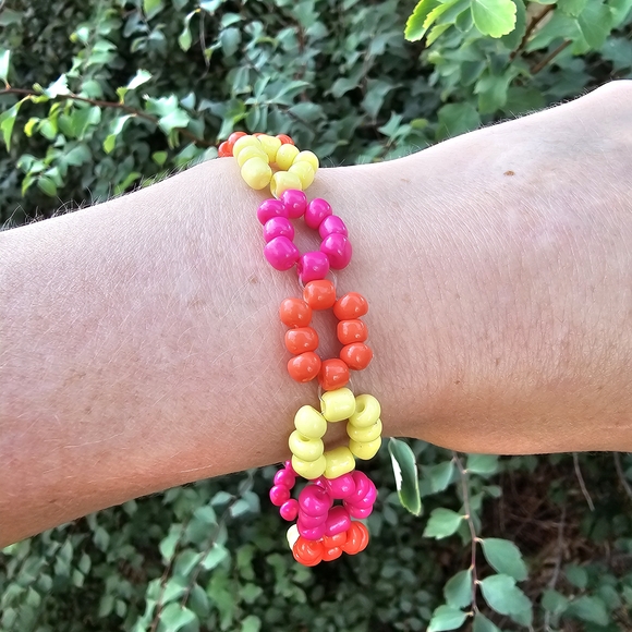 Handmade Jewelry - Handmade Colorful Beaded Bracelet